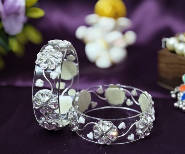 Pure Glass Bangle Set