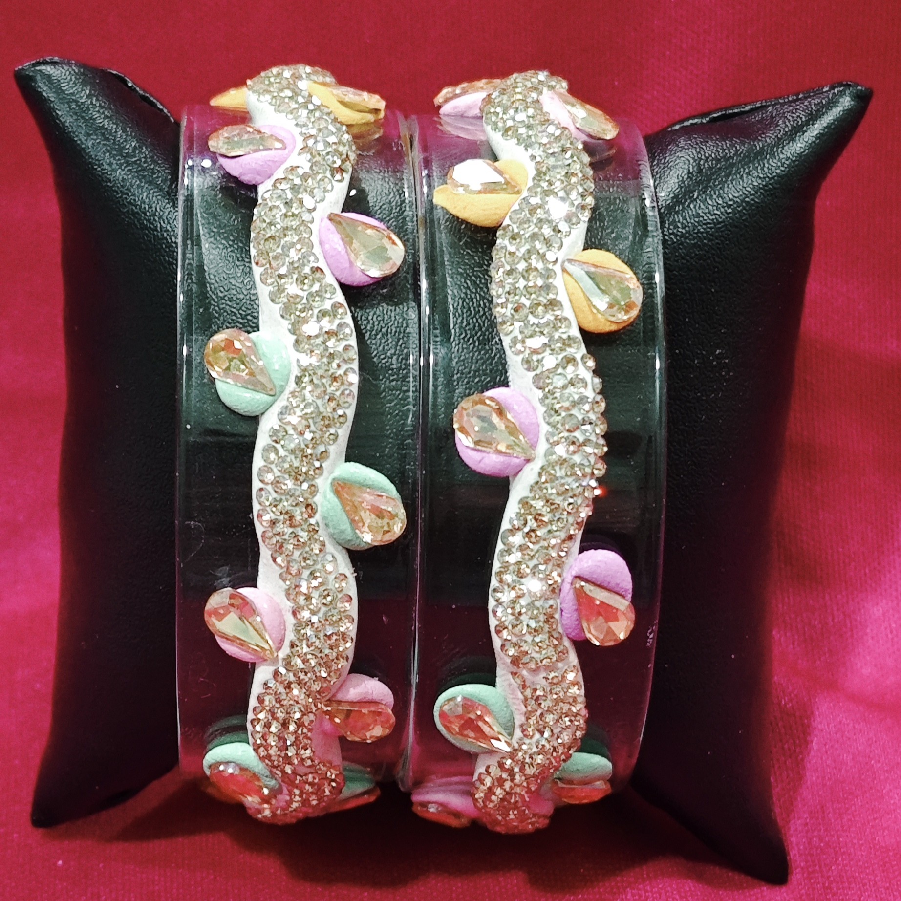 Pure Glass Curl Bangles - Image 2