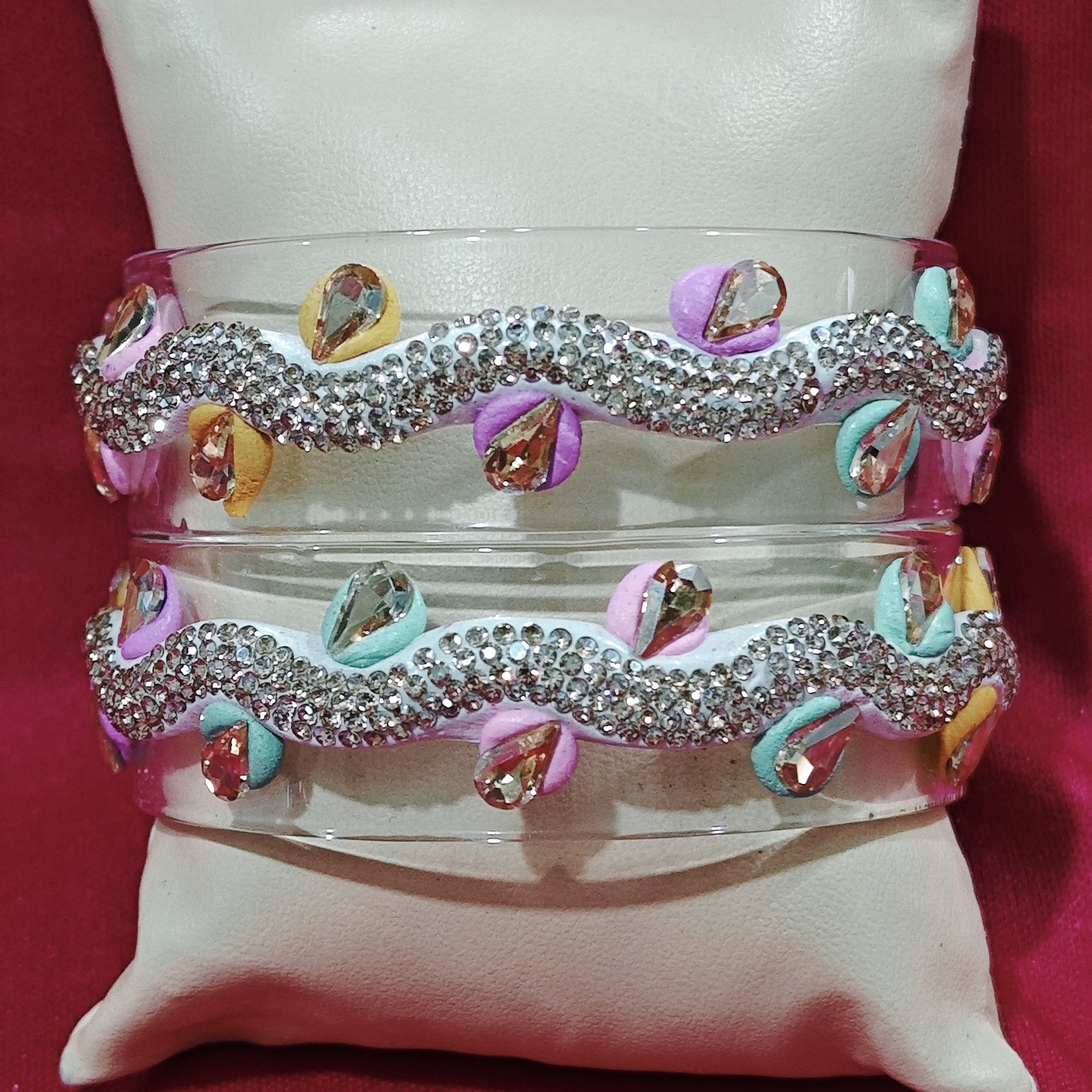 Pure Glass Curl Bangles - Image 4
