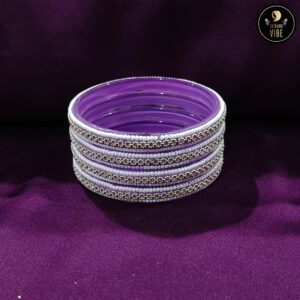 Lavender Beads Bangles