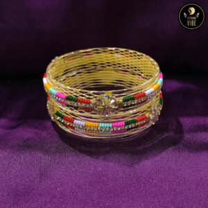 Multicoloured Zircon Yellow Bangles