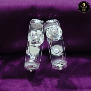 Pure Glass Zircon Bangles