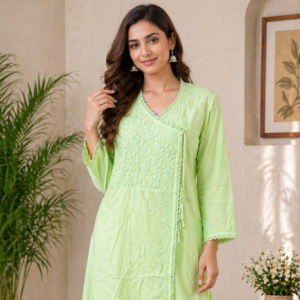 SV-LUCKNAWI-CHIKAN-GREEN-ANGRAKHA